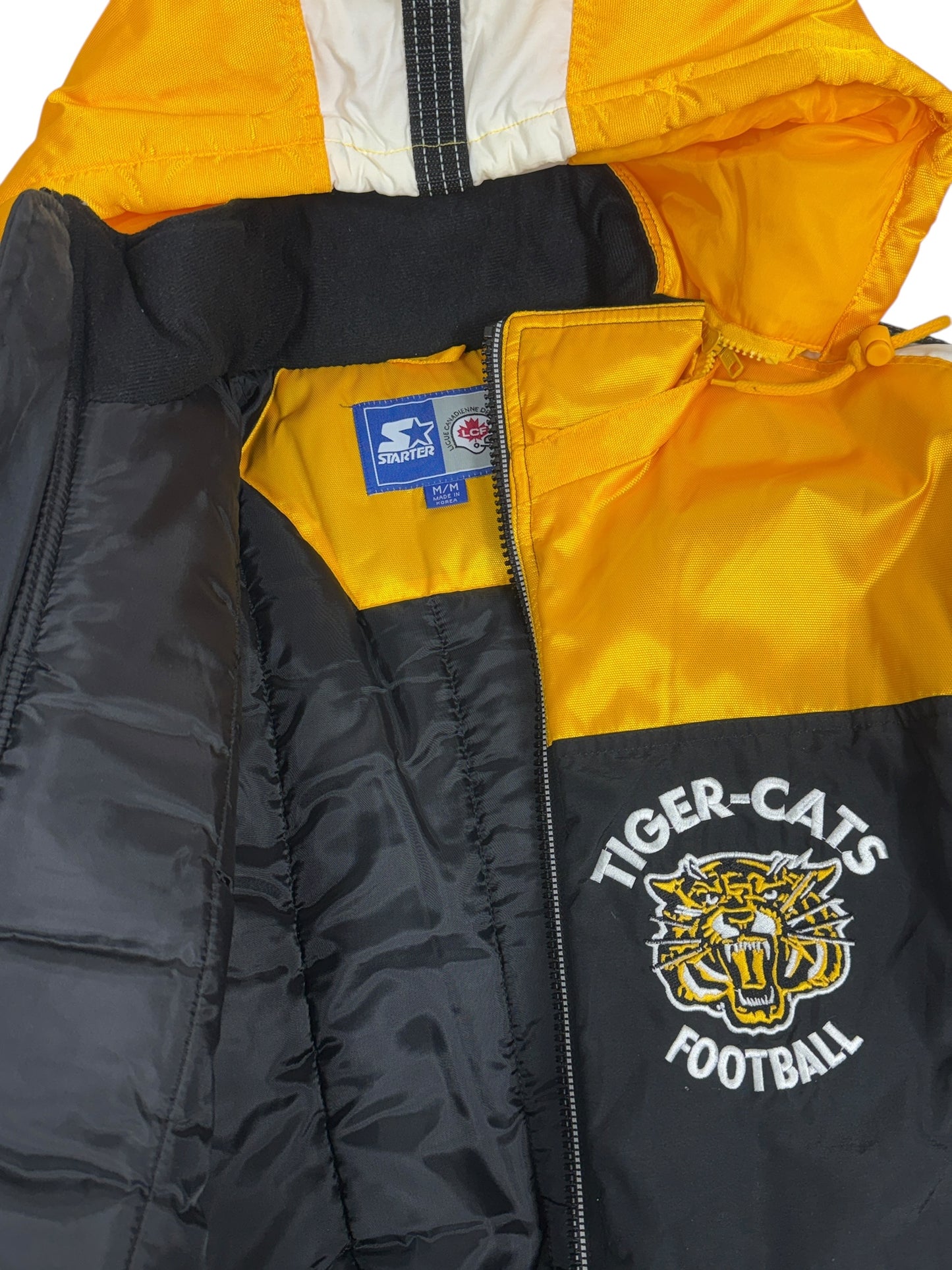 Vintage 1990s Hamilton Tiger Cats CFL Starter Jacket - M