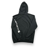 Carhartt Black Sleeve Logo Hoodie - XL