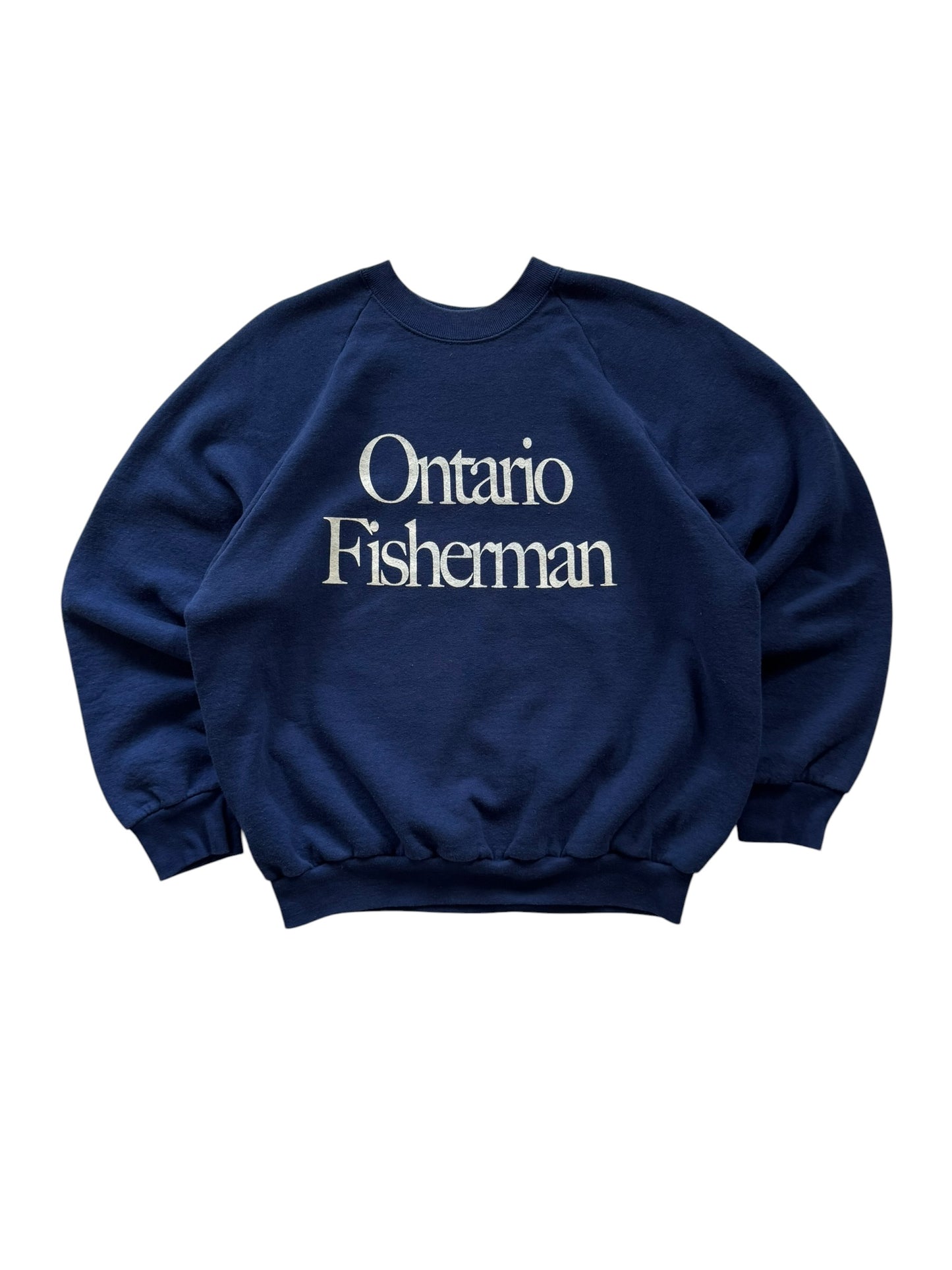 Ontario Fisherman Crewneck Coho Blue - M