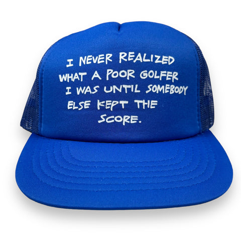 1980s Poor Golfer Trucker Hat