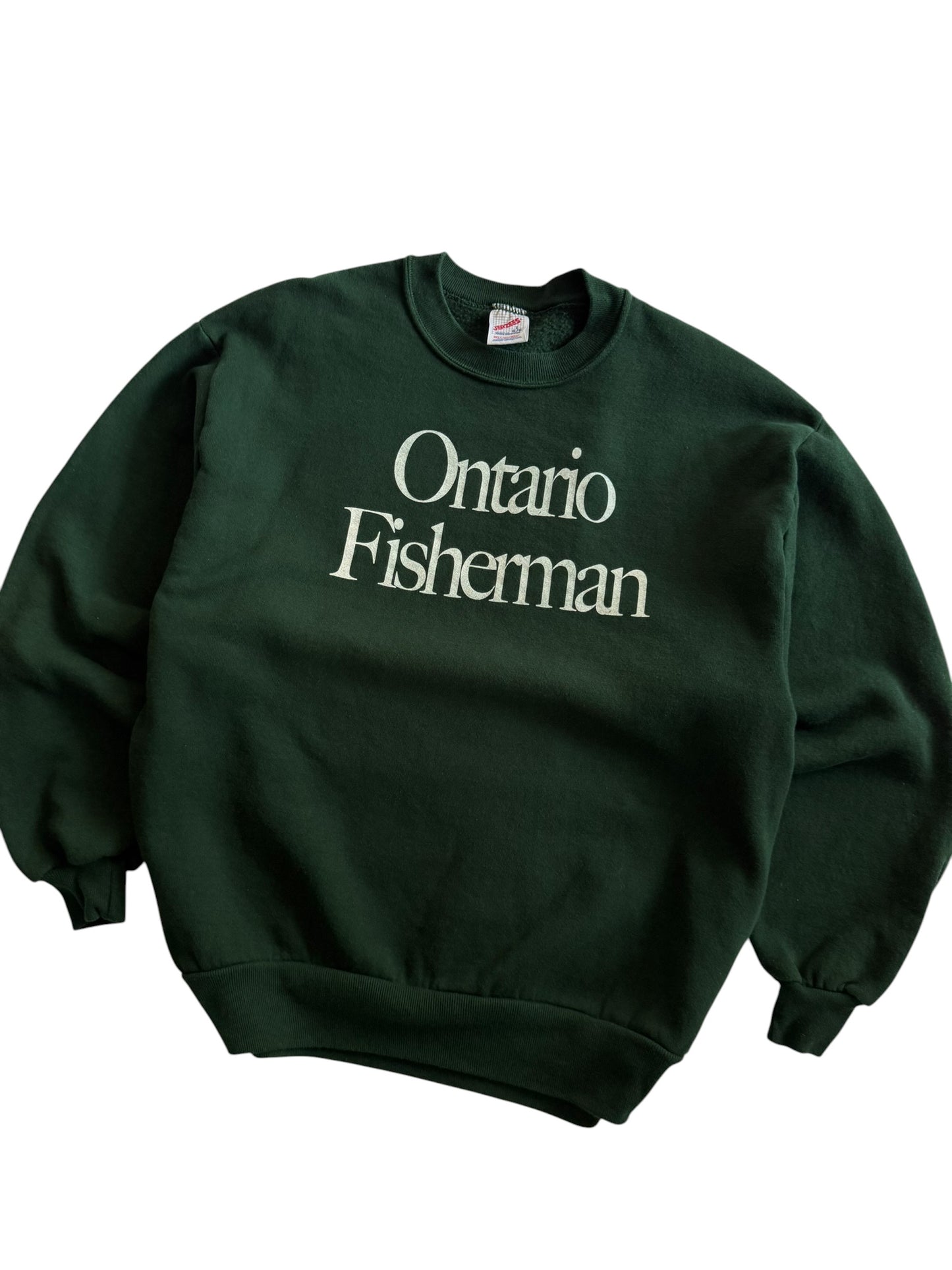 Ontario Fisherman Crewneck Pike Green - L