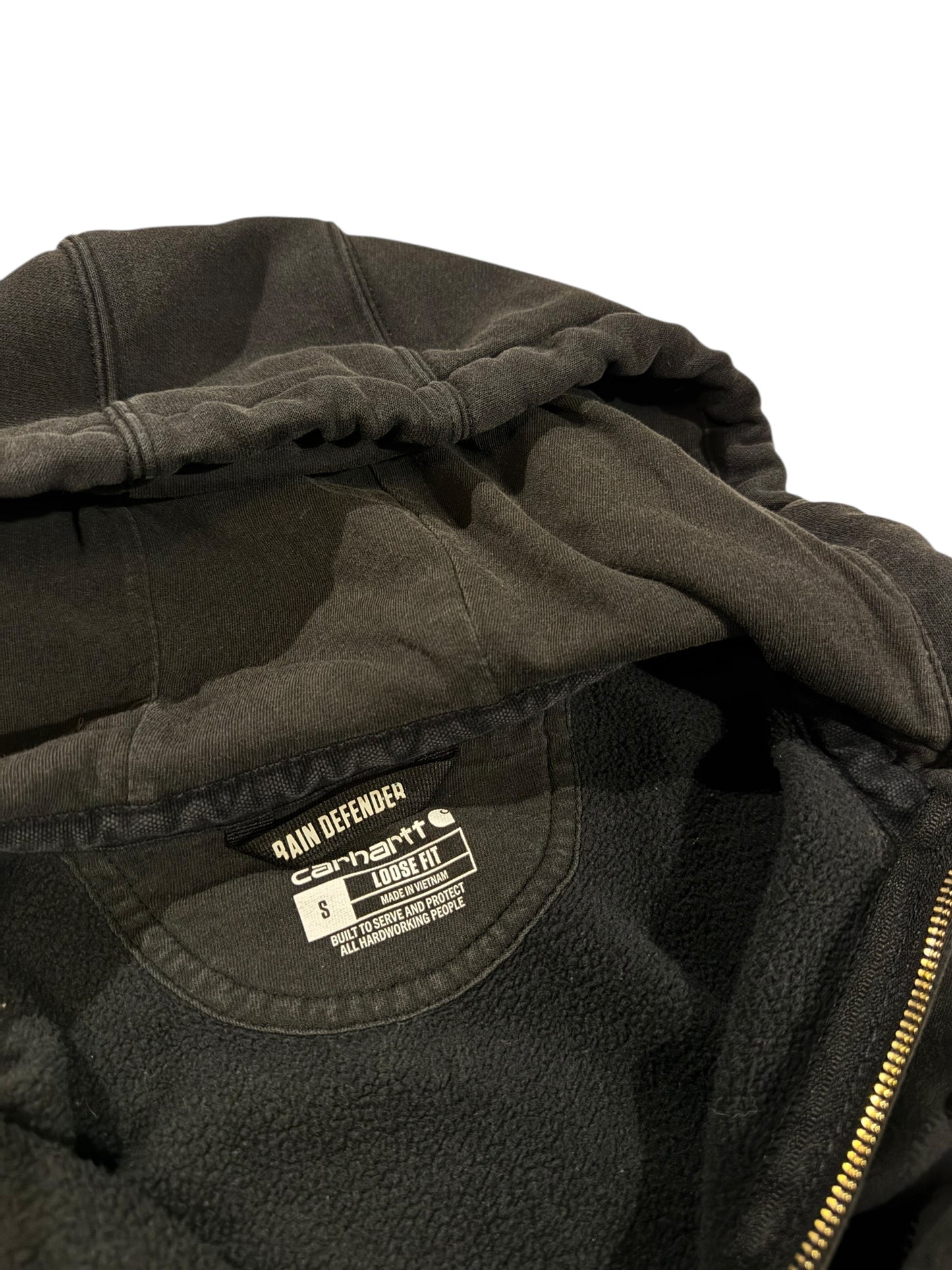 Carhartt Distressed Work Hoodie - S