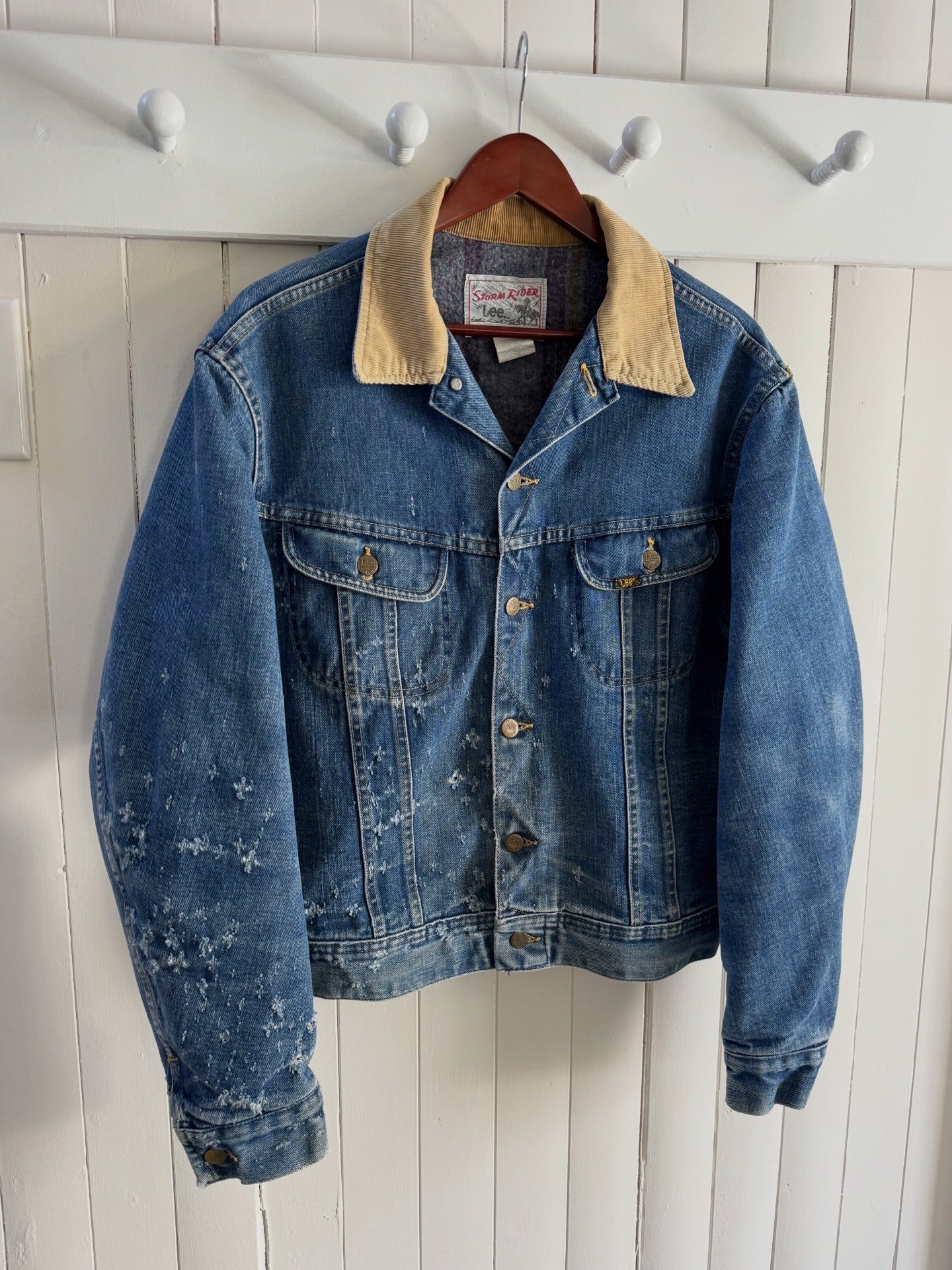 Vintage 1970s Lee Storm Rider Denim Lined Jacket - L – OMNES