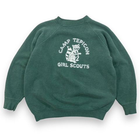 1960s Camp Tepicon Girl Scouts Crewneck - M