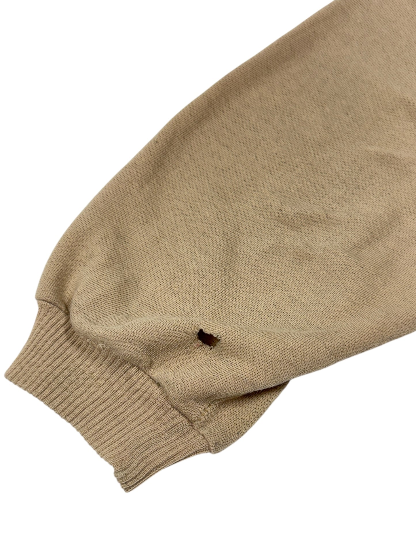 Vintage 80s Wolves Light Brown Crewneck - M