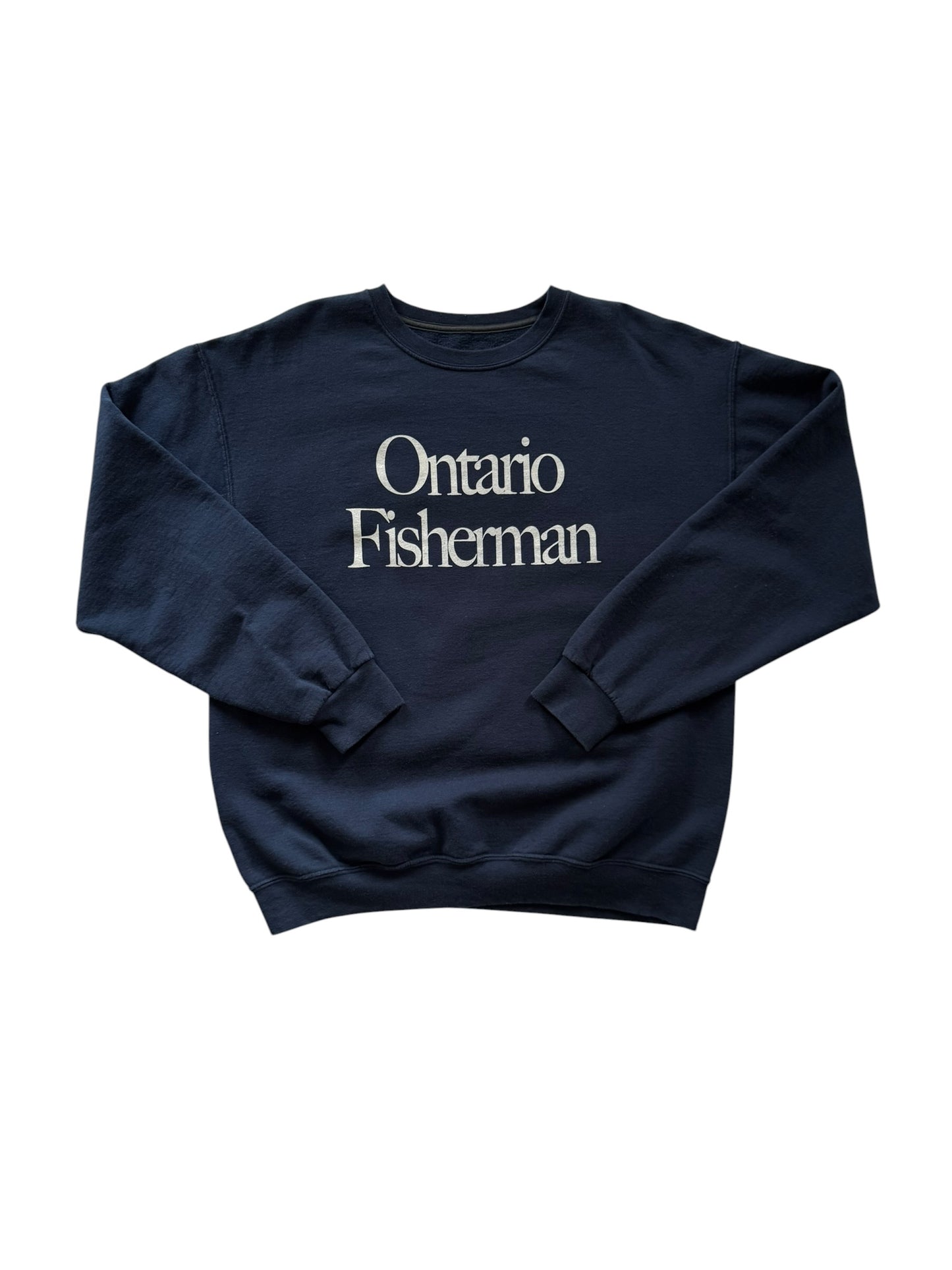 Ontario Fisherman Crewneck Coho Blue - L