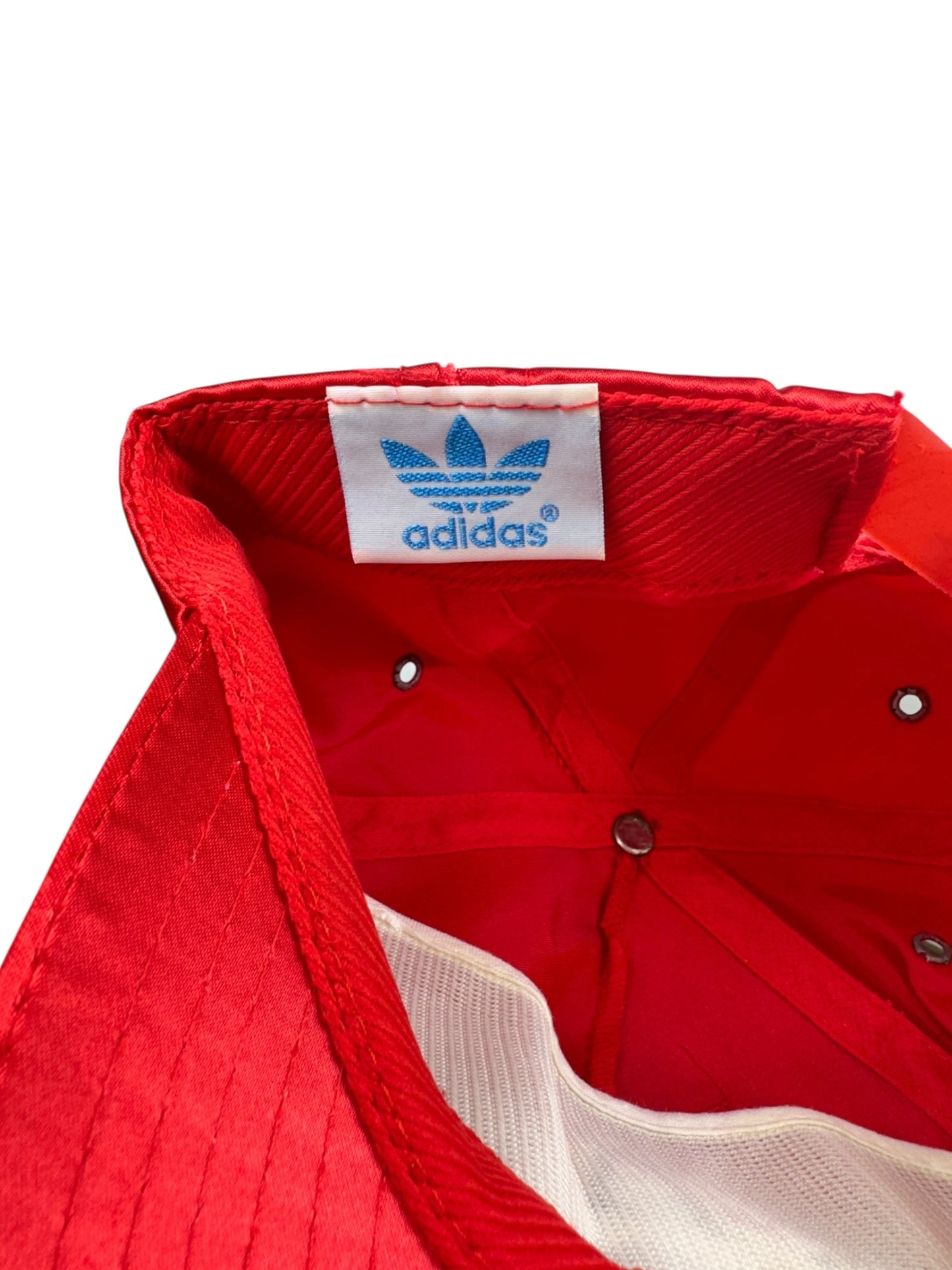 1980s Adidas Satin Trefoil Logo Cap