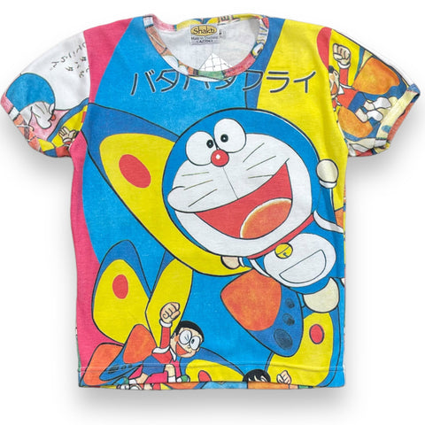 1990s Doraemon Butterfly Tee - S