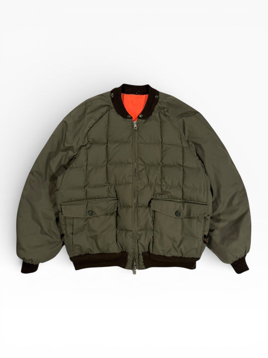 Reversible 1970s Thermo King Down Bomber Jacket - XXL