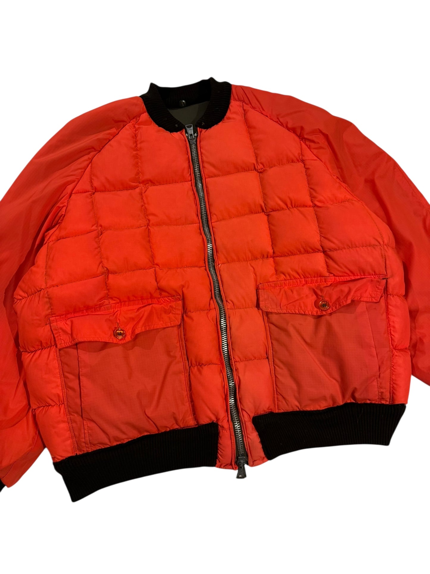 Reversible 1970s Thermo King Down Bomber Jacket - XXL