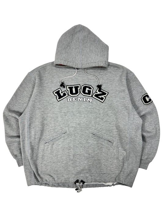 Y2K LUGZ Denim Heather Grey Hoodie - XL