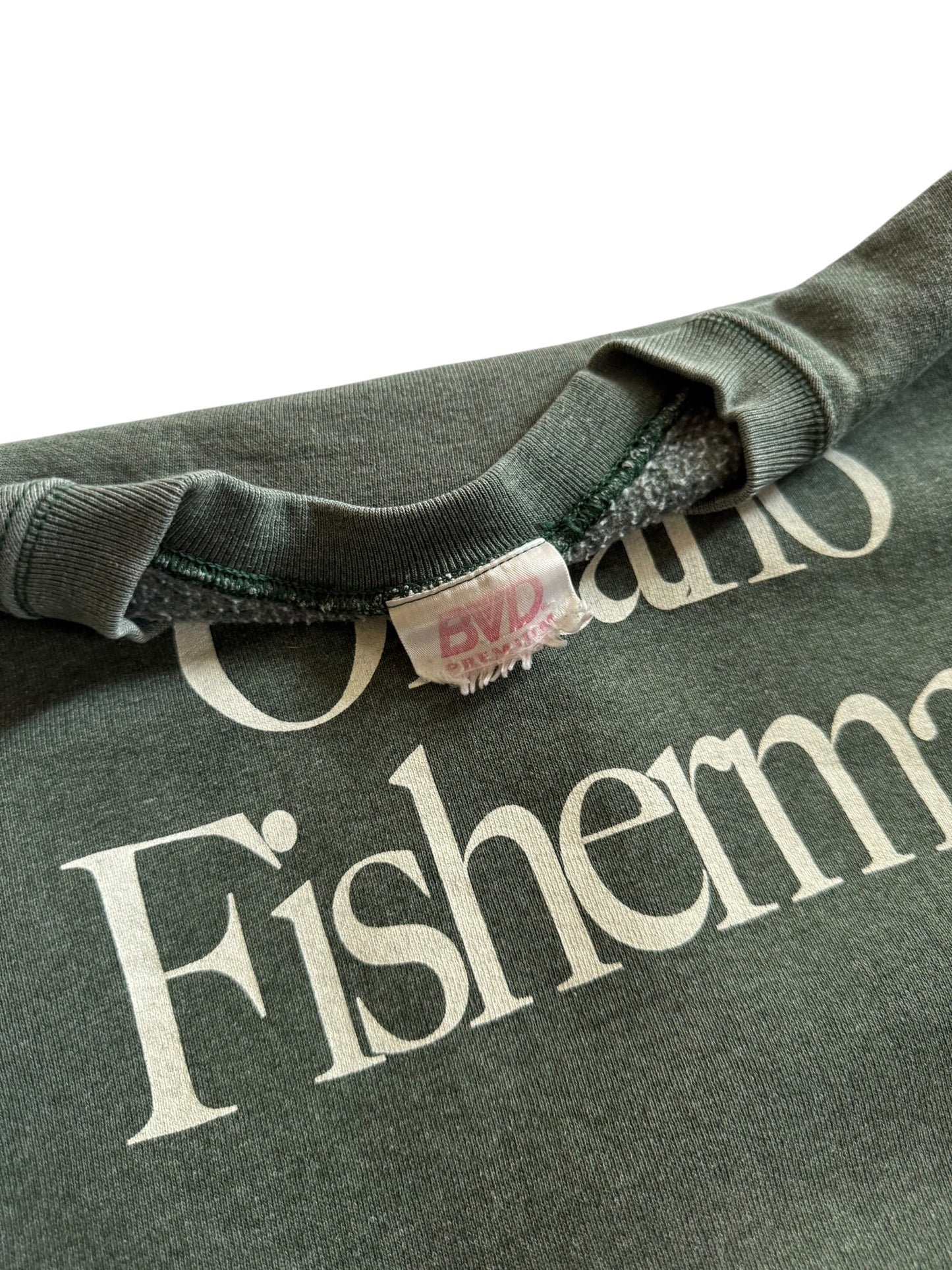 Ontario Fisherman Crewneck Faded Walleye - S