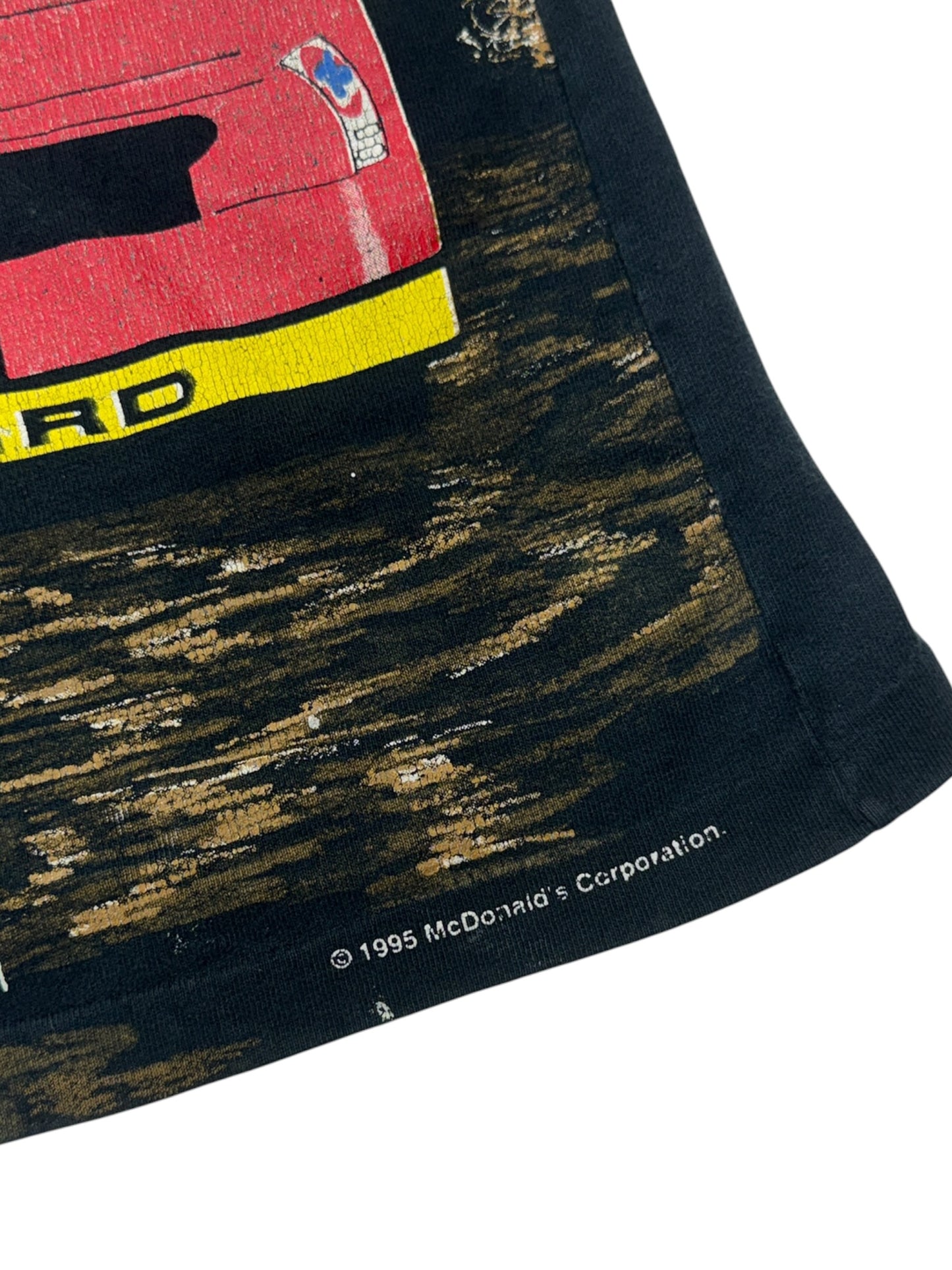 1995 Bill Elliot Awesome Bill McDonald's NASCAR Tee - L