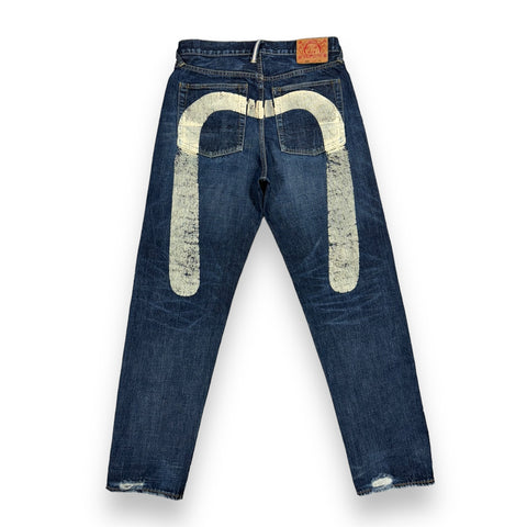 Vintage Evisu Big Logo Selvedge Denim Jeans - 34