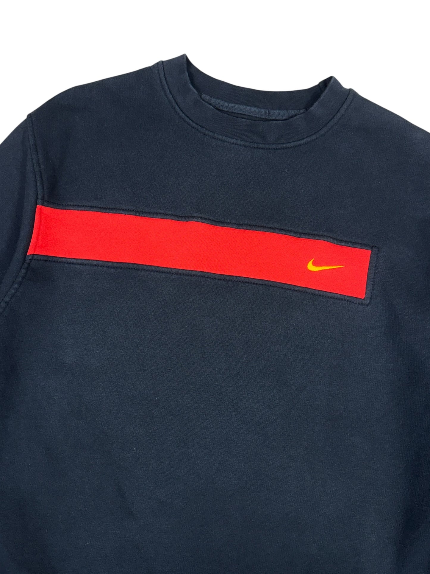 2000s Nike Small Check Manchester Crewneck - L