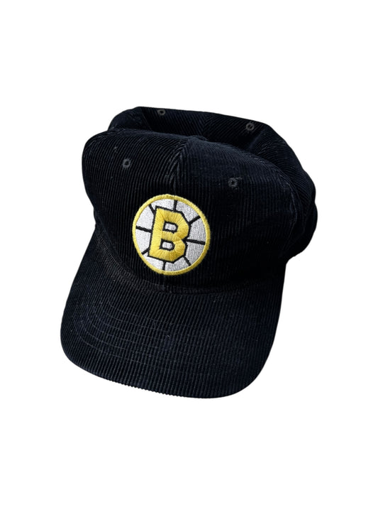 Vintage Ted Fletcher Boston Bruins Corduroy Snapback