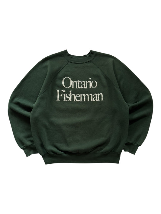 Ontario Fisherman Crewneck Pike Green - L
