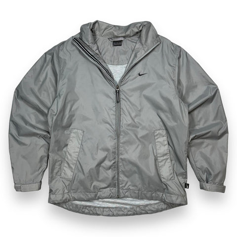 Vintage Nike Grey Zip Up Track Jacket - M