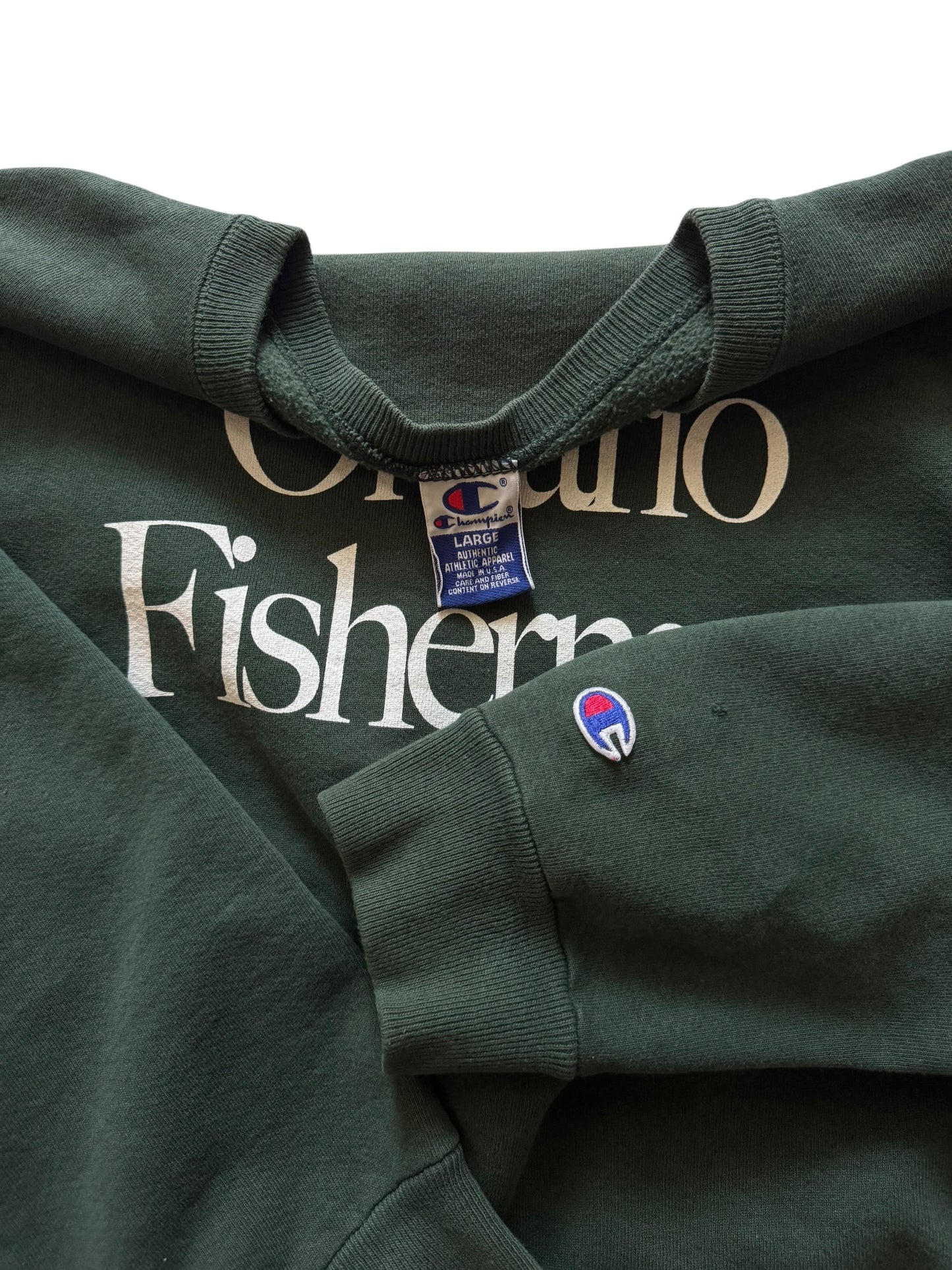 Ontario Fisherman Crewneck Pike Green - L