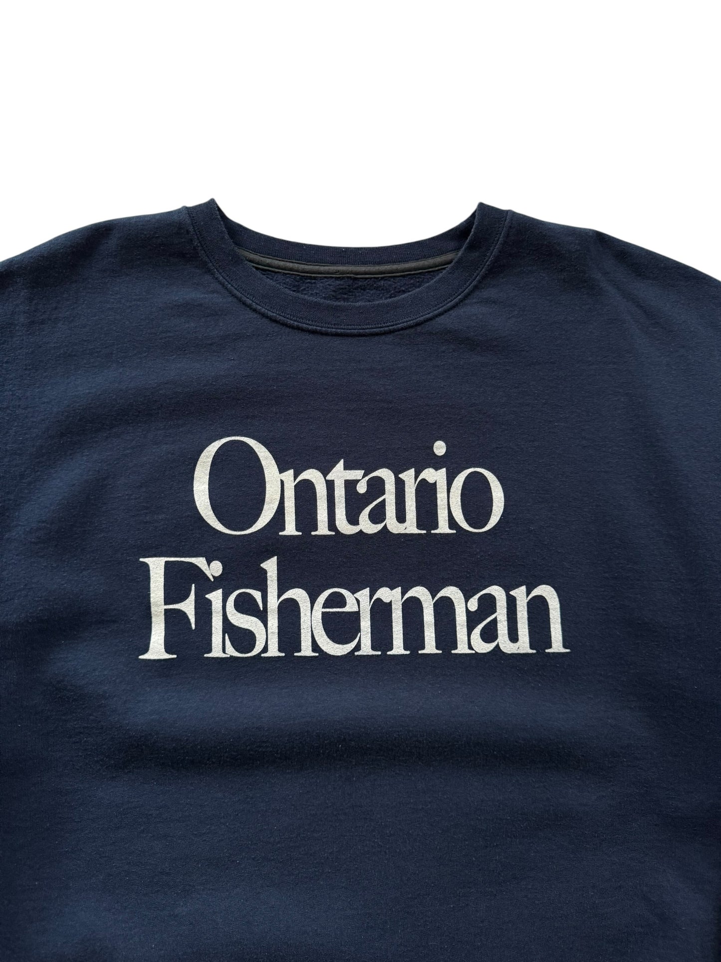 Ontario Fisherman Crewneck Coho Blue - L