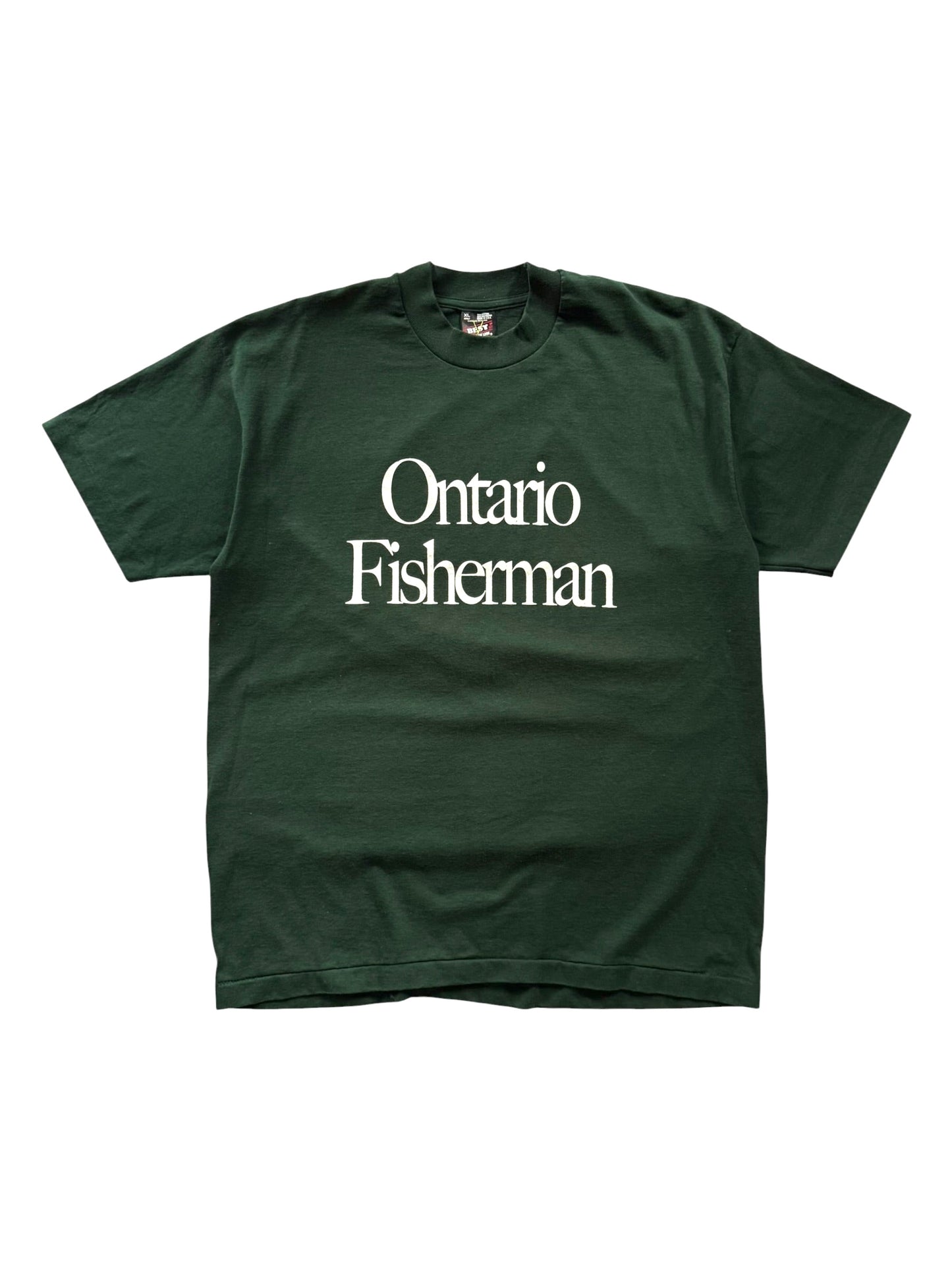 Ontario Fisherman Vintage Tee Pike Green - XL