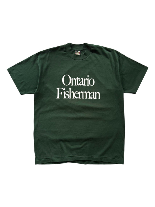 Ontario Fisherman Vintage Tee Pike Green - XL