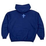 2000s The Cross Navy Hoodie XL