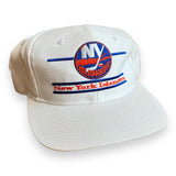 Vintage 90s New York Islanders White SnapBack