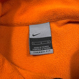 Vintage Nike Orange 1/4 Zip Fleece L