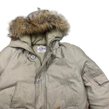 1980s Squire Hooded Down Jacket - L