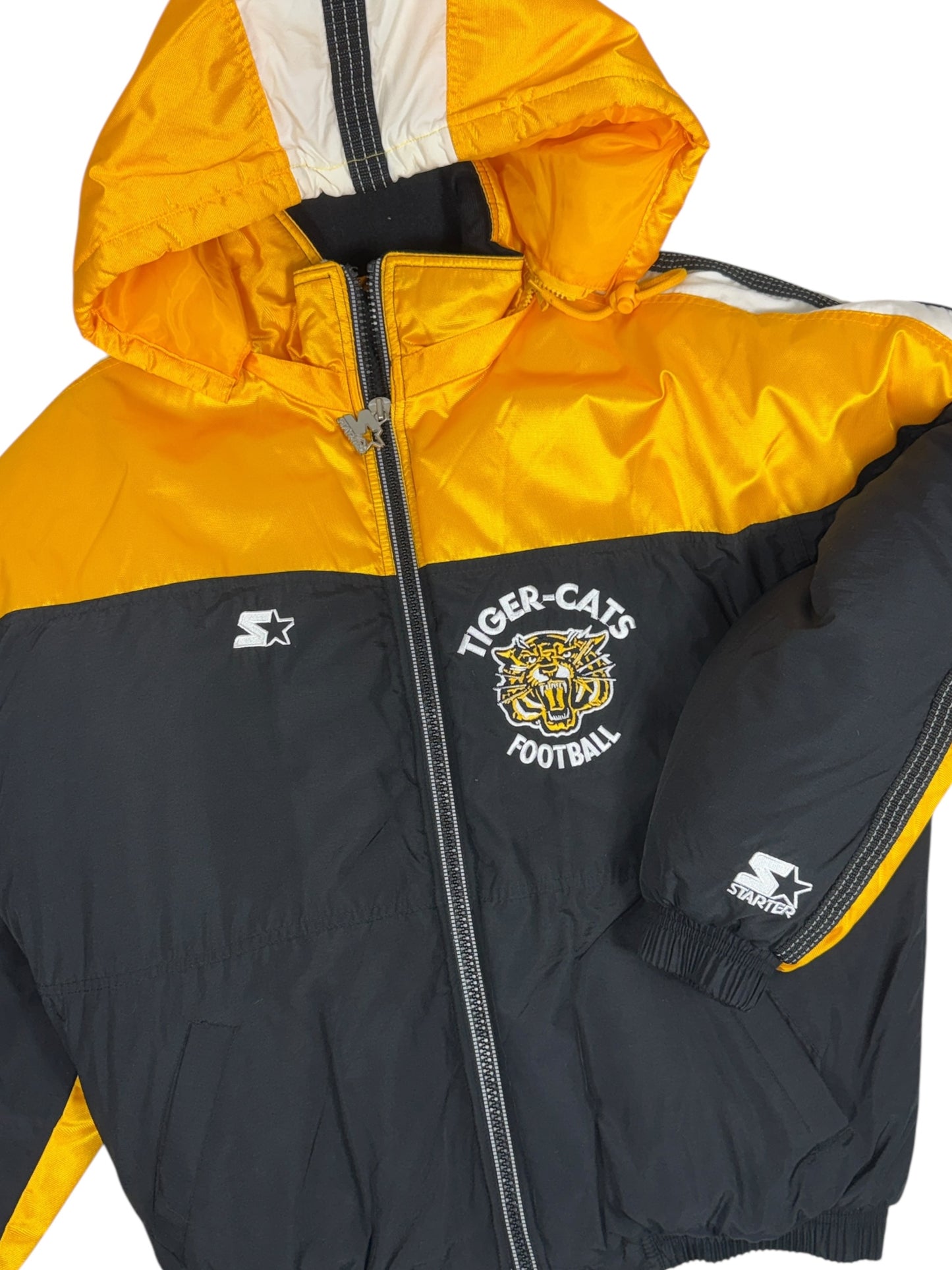 Vintage 1990s Hamilton Tiger Cats CFL Starter Jacket - M