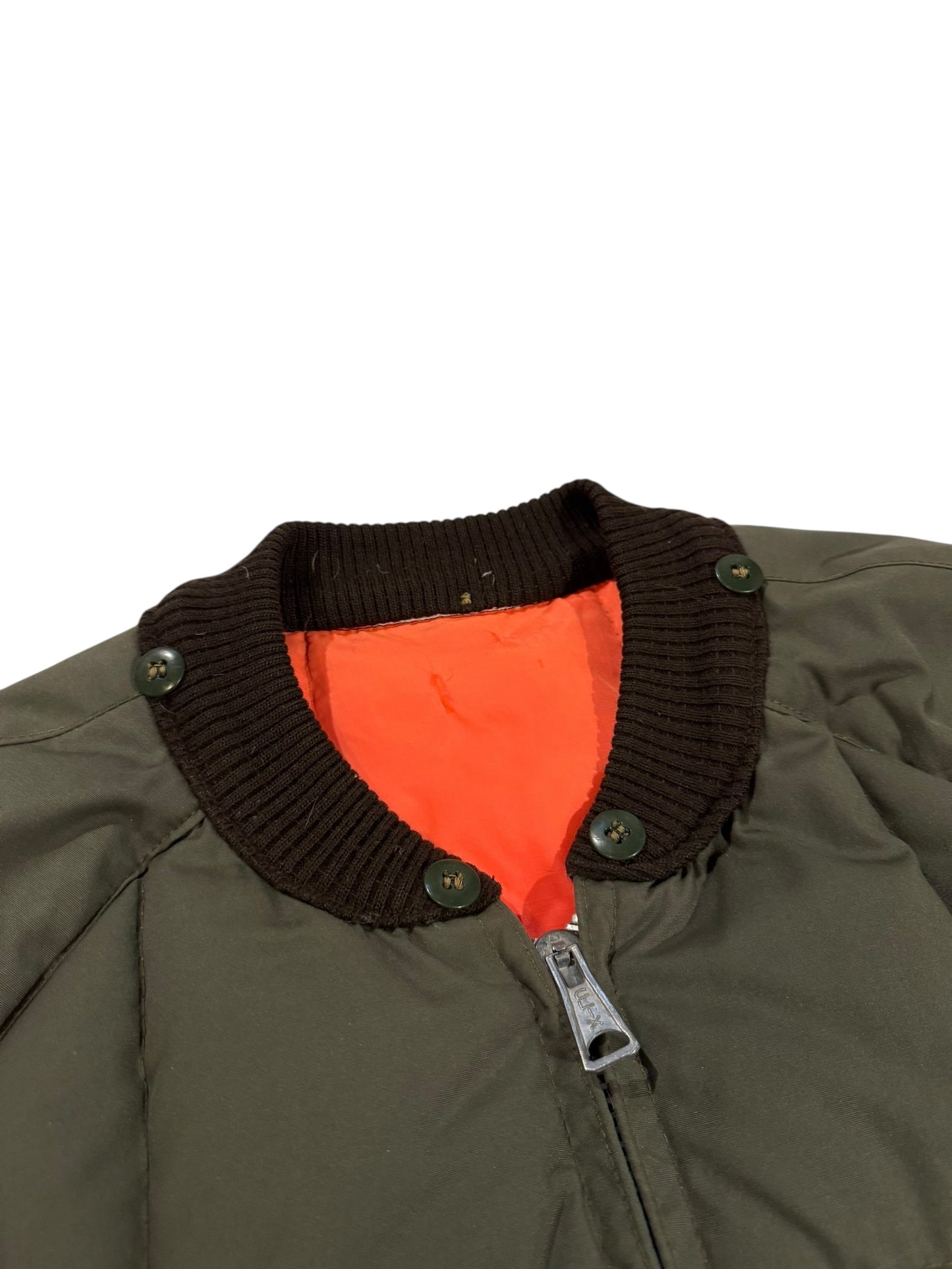 Reversible 1970s Thermo King Down Bomber Jacket - XXL