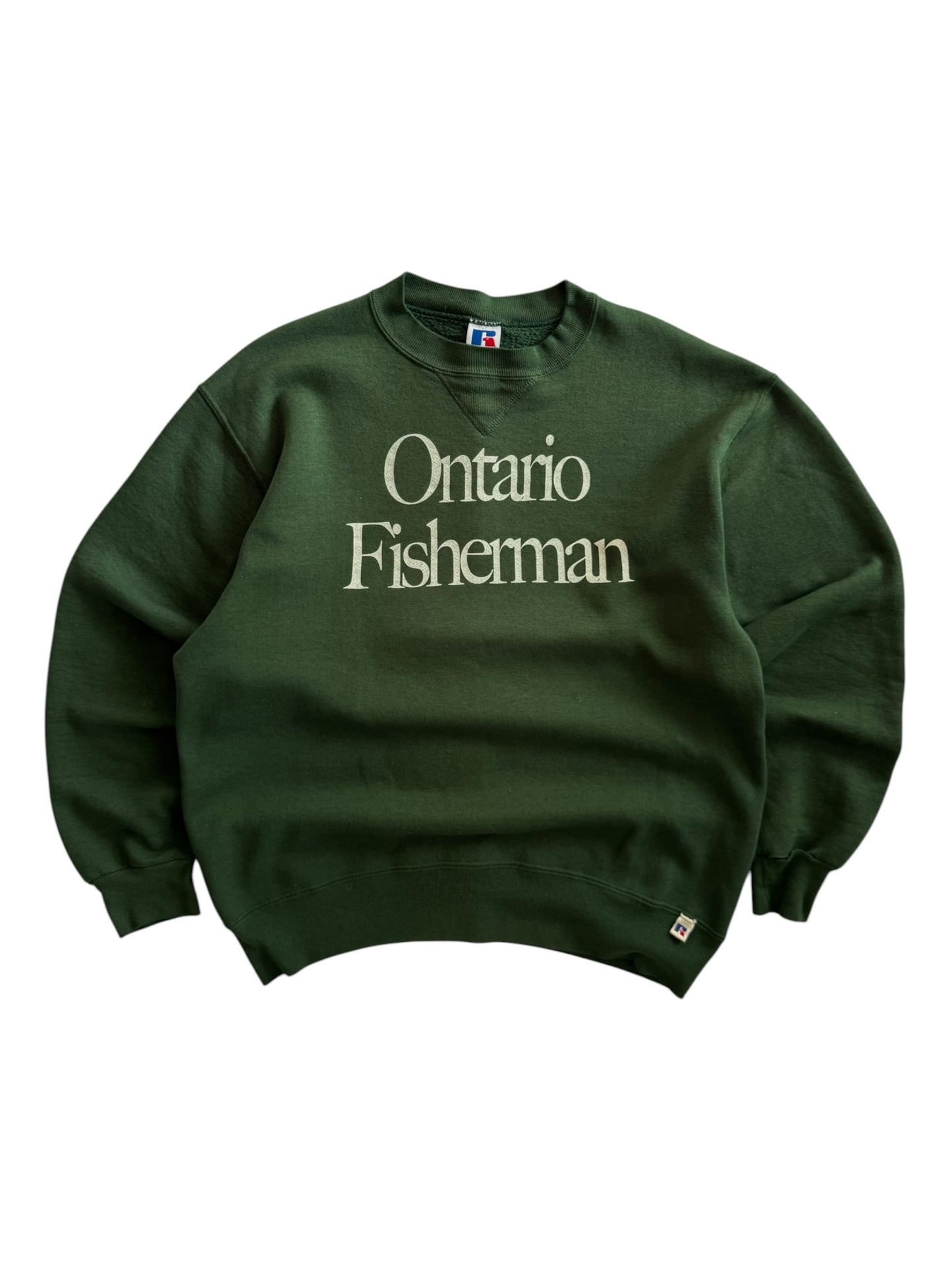 Ontario Fisherman Crewneck Perch Green - L