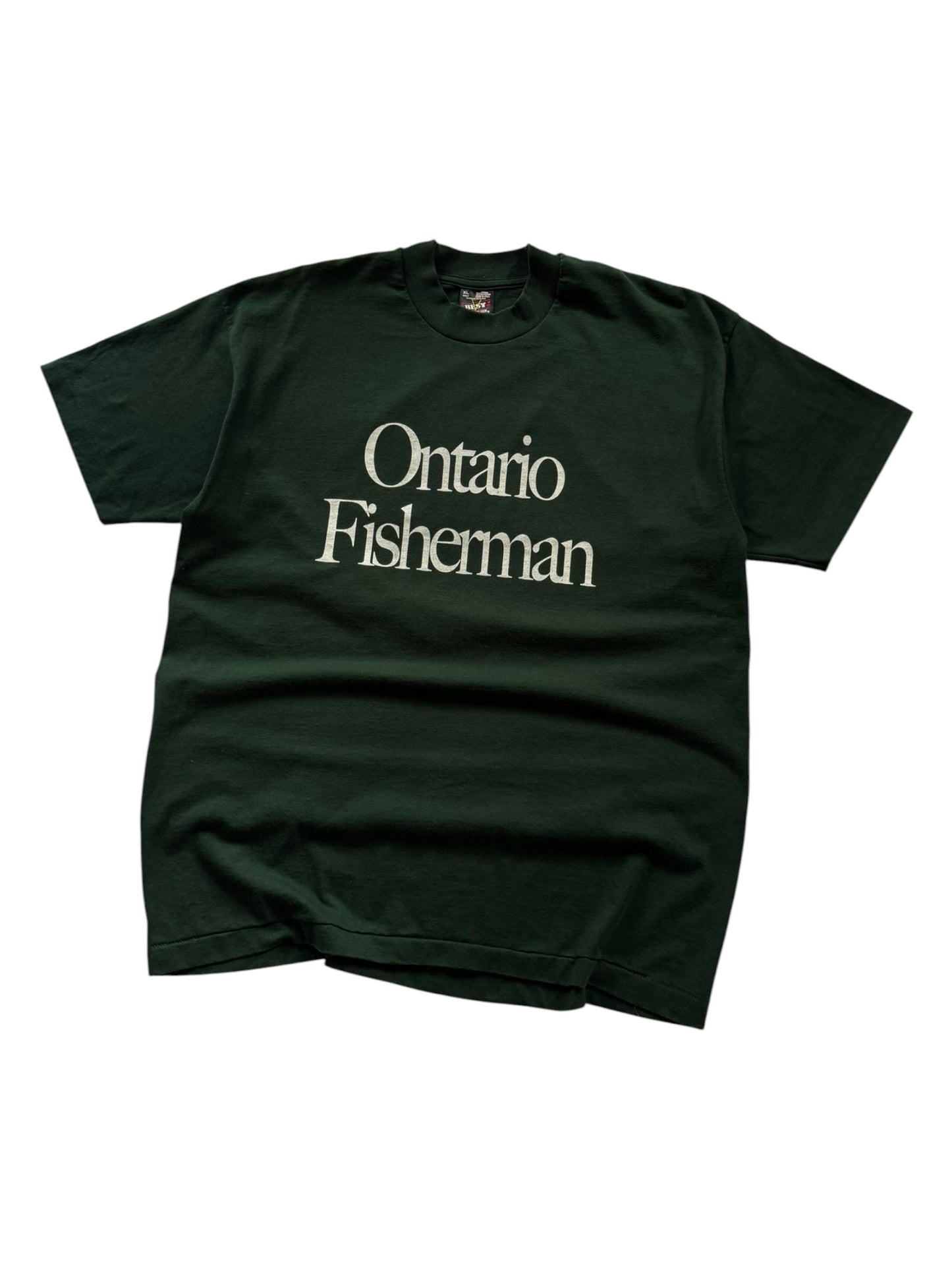 Ontario Fisherman Vintage Tee Pike Green - XL