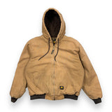 OX Gear Work Wear Tan Hooded Jacket - M/L