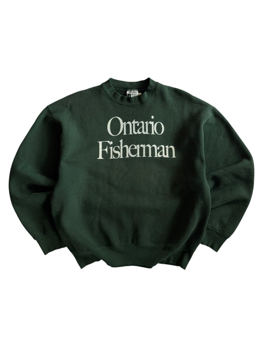 Ontario Fisherman Crewneck Pike Green - L