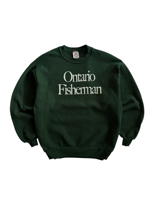 Ontario Fisherman Crewneck Pike Green - L