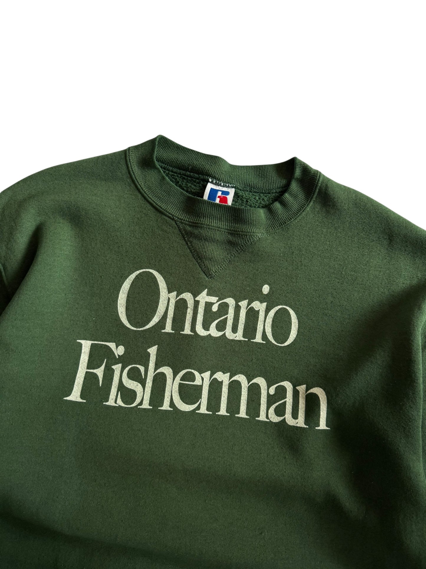 Ontario Fisherman Crewneck Perch Green - L