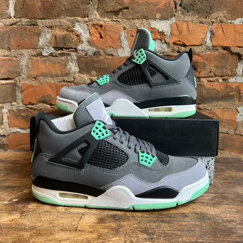 Jordan retro 4 grey 2025 green