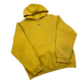 Vintage Nike Canary Yellow Middle Swoosh Hoodie