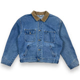 Vintage 90s Polo Jeans Ralph Lauren Big Flag Denim Jacket (L)