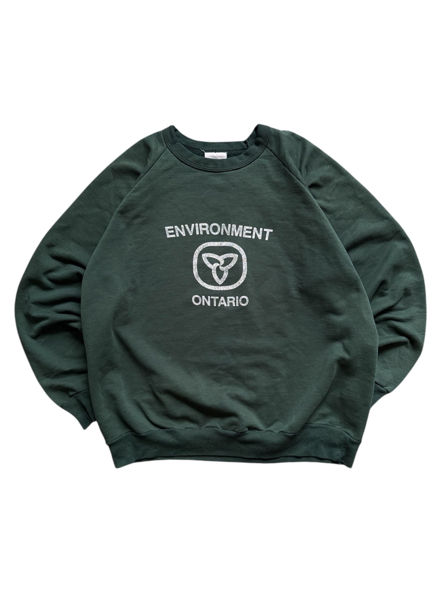 Rare 1990s Environment Ontario Crewneck/Tote Bag - L