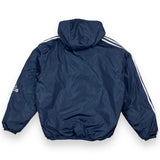 Vintage Adidas Striped Hooded Jacket (L)
