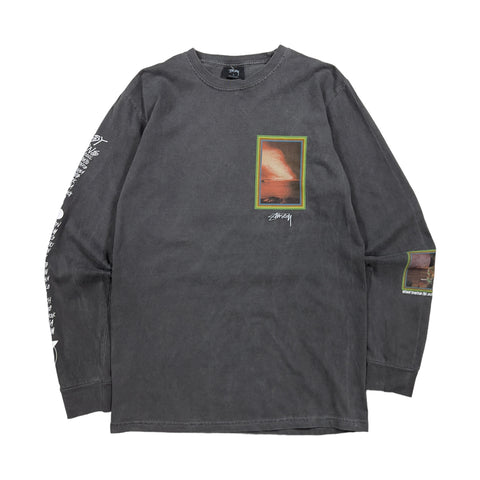 Stussy Inferno Pigment Dyed Longsleeve Stone (S)