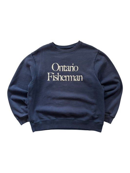 Ontario Fisherman Crewneck Steelhead Blue - XL