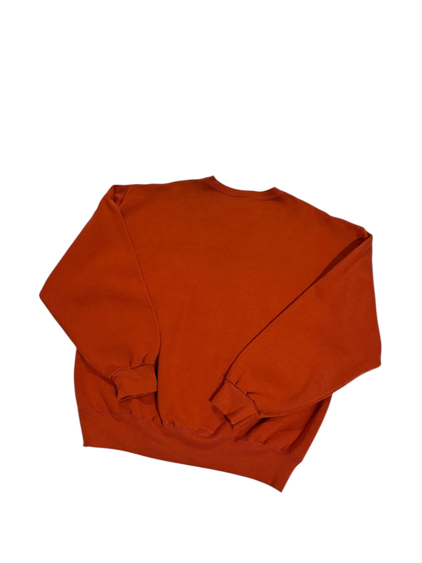 1990s Russell Texas Orange Crewneck Sweater - XL