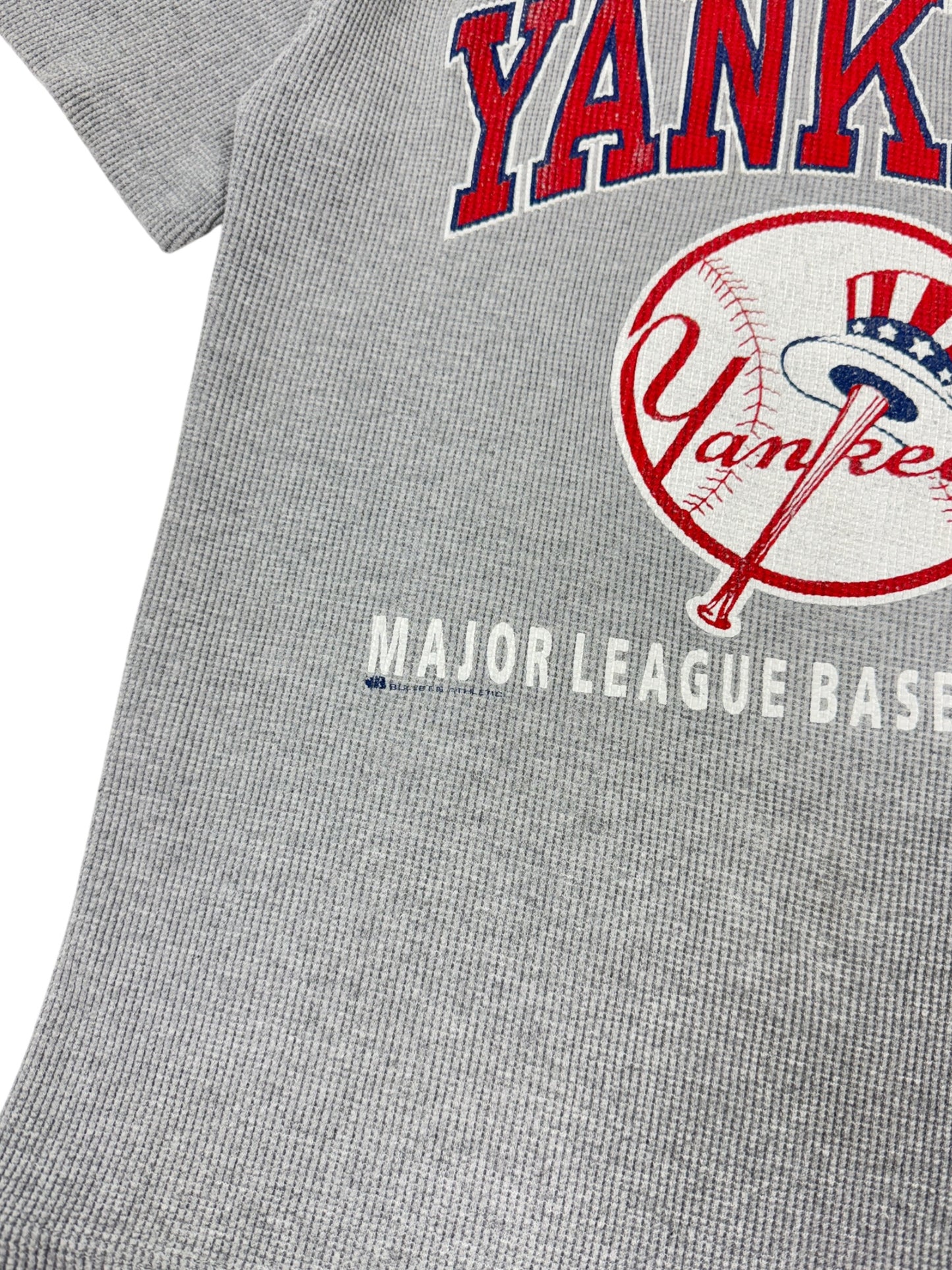 1990s New York Yankees Bulletin Thermal Tee - L