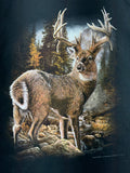 Vintage 3D Emblem Deer Tee - L