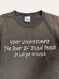 Vintage Stupid People Faded Tee