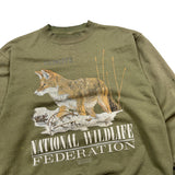 1990s Coyote Wildlife Crewneck L